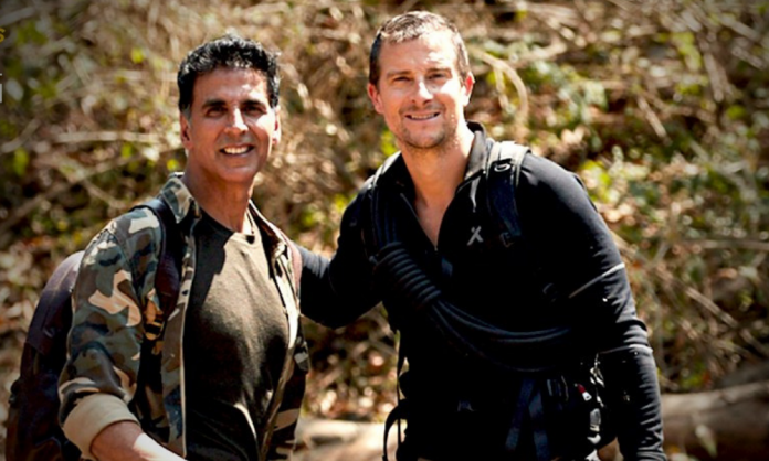 Akshay Kumar meets Bear Grylls in the new episode of 'Into the Wild' | The  Business Standard