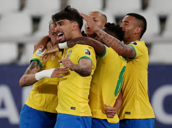 Recent champions Brazil and Chile play for a Copa America semi final place