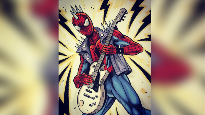 Guitar Spider-Man: Across The Spider Verse