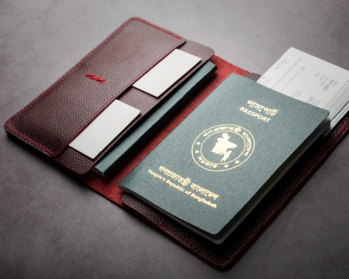 Passport Holder PH3 Cognac Premium Edition - WildWoven Leather