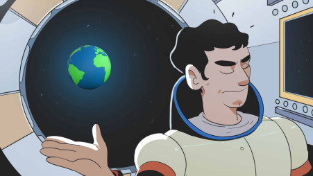 An astronaut’s return to a locked earth
