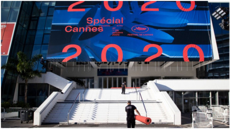 cannes film festival: Face masks, long gowns & movies: Quieter version of  Cannes rolls out red carpet for pared-back film showcase - The Economic  Times