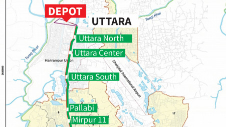Diabari-Agargaon metro rail final span to be completed on Sunday 