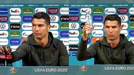 Cristiano Ronaldo&#39;s witty gesture causes $4bn loss for Coca Cola