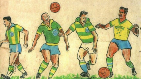 The history of the Brazil national football team began with by