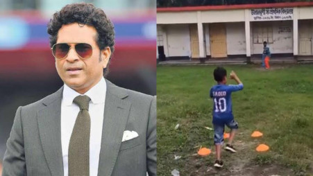 Sachin Tendulkar shares viral video of six-year old leg-spinner from Barishal