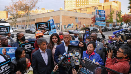 Democrat Eric Adams Wins New York City Mayoral Election