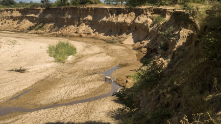 14, May, Mushumbi Pools, Mbire, Zimbabwe. This area had to contend with the impact of global warming, from droughts to floods and cyclones, even though Zimbabwe emits far less carbon than many other countries.  Photo:  Cynthia R. Matonhodze/Bloomberg