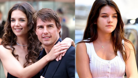 Katie Holmes and Tom Cruise; Suri Cruise. Photo: Collected 