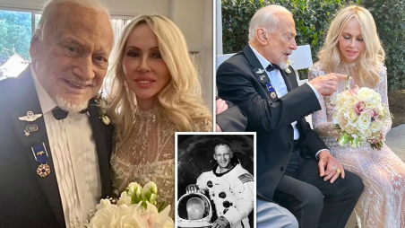 Buzz Aldrin, second man on the Moon, marries on 93rd birthday | The ...