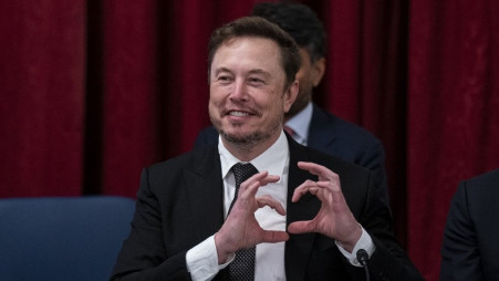 Musk responded to the post with a laughing emoji. Photo: Bloomberg