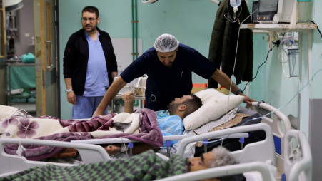 Doctors in Gaza hospital 'have to prioritise' patients most likely