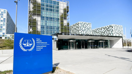 Exterior view of the International Criminal Court in The Hague, Netherlands, March 31, 2021. Photo:REUTERS/Piroschka van de Wouw/File Photo