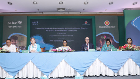 The Ministry of Environment, Forests and Climate Change and Unicef ​​jointly organized a national workshop today, marking International Lead Poisoning Prevention Week. Photo: Courtesy