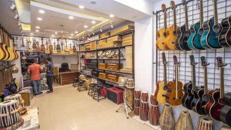 Once at the heart of Dhaka's music scene, even legendary shops like Surasree are struggling in today's changed landscape. Photos: TBS 