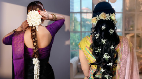 Flowers in her hair
