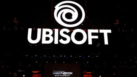 A large display for the gaming company "UBISOFT" is shown during opening day of E3, the annual video games expo revealing the latest in gaming software and hardware in Los Angeles, California, US, June 11, 2019. Photo: REUTERS/Mike Blake