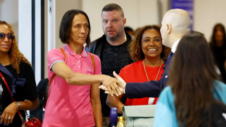 Cape Verde goalkeeper Vozinha's mother arrived in Miami. Photo: Collected