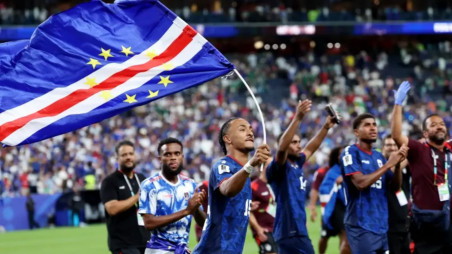 Cape Verde celebrate reaching the FIFA World Cup 2026 Round of 32, completing an unbeaten group-stage campaign. Photo: Aljazeera