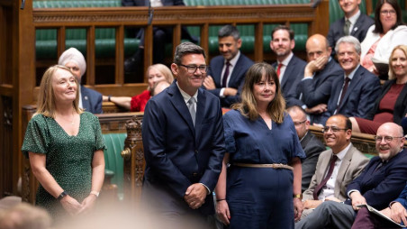 British new Member of Parliament (MP) for Makerfield, Andy Burnham, attends his swearing-in ceremony at the House of Commons, in London, Britain, June 22, 2026. Photo: House of Commons/Handout via REUTERS