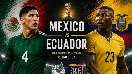 Mexico and Ecuador battle for a place in the World Cup last 16. Photo: AI Generated
