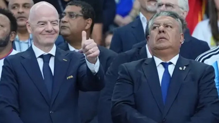 Infantino and Tapia. Photo: Collected