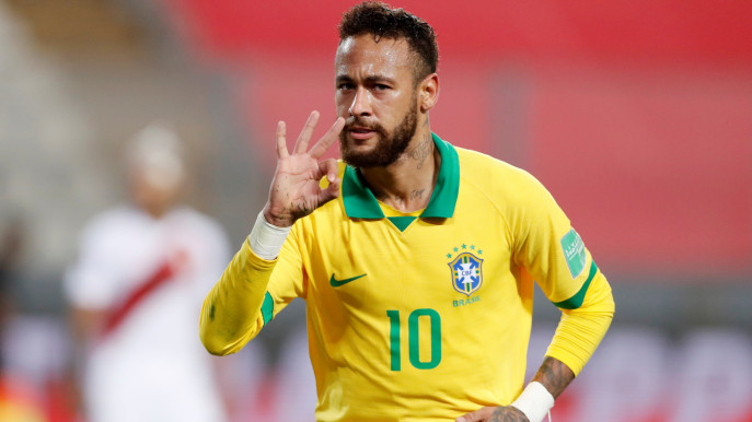 Neymar breaks Pele's record as Brazil crush Bolivia 5-1