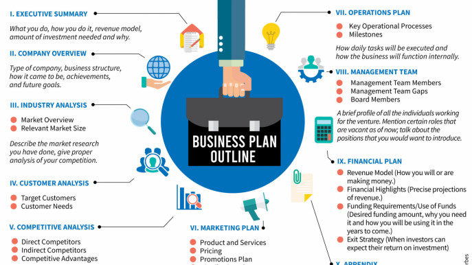structure of a business plan for investors