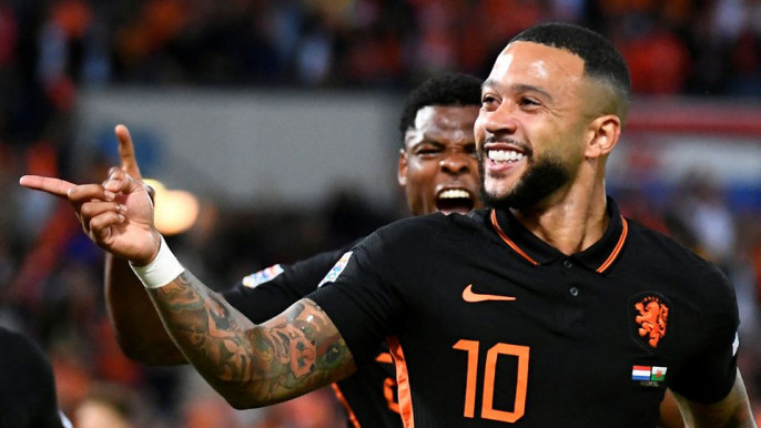 NETHERLANDS HOME JERSEY WORLD CUP 2022 MEMPHIS