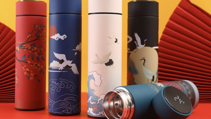 Samurai Stainless Steel Water Bottle