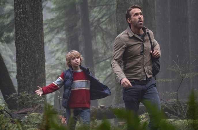 The character of Ryan Reynolds meets his younger self though Time Travel. Photo: Collected