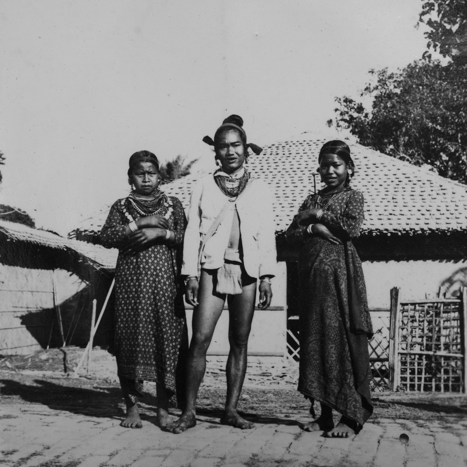 Photographs of people belonging to an ethnic minority group in the Chattogram Hill Tract region of Bangladesh. 