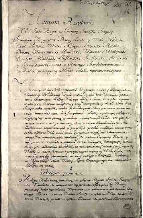 Constitution of Poland. Photo: Wikimedia Commons