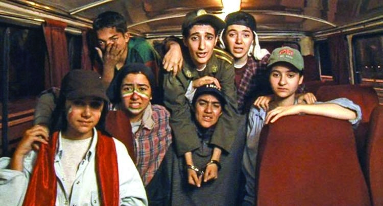 Scene from Jafar Panahi’s Offside (2006). Photo: Collected 
 