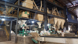 Sugandha Feed Mill in Jhalakathi produces 38 kinds of feed for cattle, poultry and fish. Photo: TBS