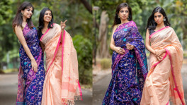 Regardless of the design, the raw materials used in a Prabartana’s product are completely organic. Models: Kaniz Supriya &amp; Aurnima Pushpita. Photo: Noor A Alam
