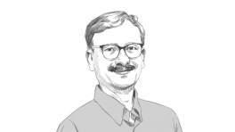 Sketch of Touhid Hossain. Illustration; TBS
