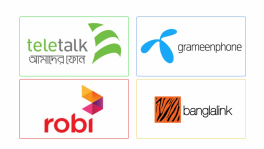 Logo of Bangladeshi mobile operators.