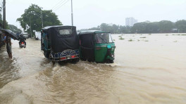 The flood situation worsens in Sylhet with water spreading to the district&#039;s Sadar, Dakshin Surma, Biswanath, Fenchuganj, Golapganj, and Balaganj upazilas on Wednesday,19 June. Photo: TBS/Debasish Debu 