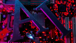 AI (Artificial Intelligence) letters and robot hand are placed on computer motherboard in this illustration created on June 23, 2023. Photo: REUTERS/Dado Ruvic/Illustration/File Photo