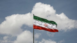 An Iranian flag, amid a ceasefire between US and Iran, in Tehran, Iran, 27 April 2026. Majid Asgaripour/WANA (West Asia News Agency) via REUTERS