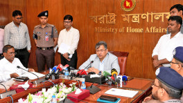 Home Minister Salahuddin Ahmed. Photo: Focus Bangla