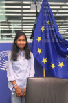 In 2023, Nurunnahar was selected to participate in the European Youth Event organised by the European Parliament in Strasbourg. Photo: Courtesy