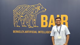 Abir visited UC Berkeley last month for a pre-admission orientation. Photo: Courtesy