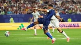 France's Kylian Mbappe shoots at goal in their match against Iraq in Philadelphia Stadium, Philadelphia, Pennsylvania, US, on 22 June 2026. Photo: Reuters 