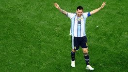 Argentina's Lionel Messi celebrates scoring their second goal during their match against Algeria at the Dallas Stadium in Texas on 22 June 2026. Photo: Reuters/Issei Kato