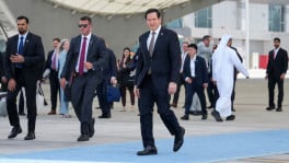 US Secretary of State Marco Rubio walks to board a US Air Force C-17 Globemaster III transport aircraft at Al Bateen Executive Airport, en route to Kuwait during his visit to the Middle East to discuss the interim deal between the US and Iran with Arab Gulf allies, in Abu Dhabi, United Arab Emirates, on 24 June 2026. Photo: Reuters