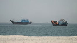 Vessels at the Strait of Hormuz, as seen from Musandam, Oman, 24 June 2026. REUTERS/Stringer