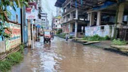 Recurring waterlogging continues to plague Matuail after every spell of heavy rain despite a Tk1,300 crore drainage improvement project. Photo: Collected