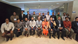 Newly elected leaders of the Bangladesh Ship Breakers and Recyclers Association (BSBRA) pose for a photo, Chattogram, 4 July 2026. Photo: TBS